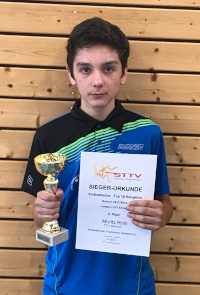 Moritz Roth qualifiziert sich für die BaWü-TOP-24-Rangliste in Ilsfeld Moritz Roth qualifiziert sich für die BaWü-TOP-24-Rangliste in Ilsfeld