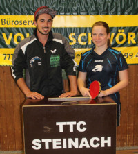 Jana Neumaier und Felix Gühr verstärken den TTC Steinach