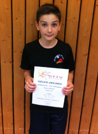 Starker Auftritt von Moritz Roth beim Top 16 – Ranglistenturnier U13 in Ottenau