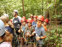 TTC-Jugendausflug 2013 zum Natur-Hochseilgarten in Triberg