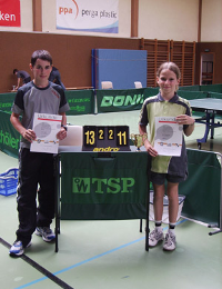 Felix Gühr und Jana Neumaier bei den BW TOP 16 in Hardheim