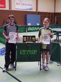 Felix Gühr und Jana Neumaier bei den BW TOP 16 in Hardheim