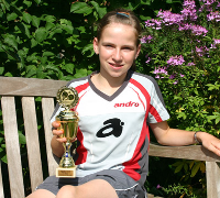 Jana Neumaier bei den BW-Top 16- U15  in Viernheim