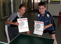 Aljoscha Gühr und Sarah Lauble in Weinheim